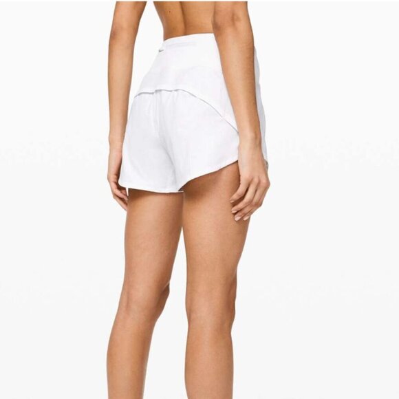 Lululemon Speed Up Short Long *4" Updated Fit White - Picture 9 of 9